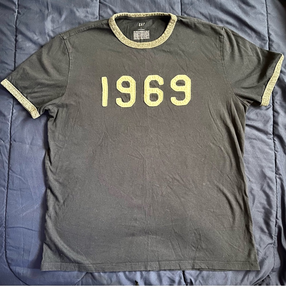 Navy Blue, Large size, GAP Shirt